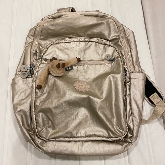 Kipling Bags Kipling Seoul Large Metallic Backpack Poshmark